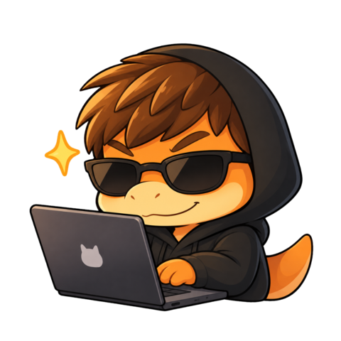 Devi programando en su laptop